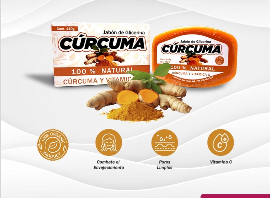 JABON CURCUMA + VITAMINA C